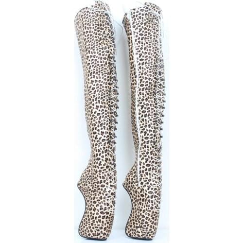 7.09in High Height Womens Sexy Party Boots Hoof Heels Over-the-Knee-High Boots US Size 6-14 No.MT1828