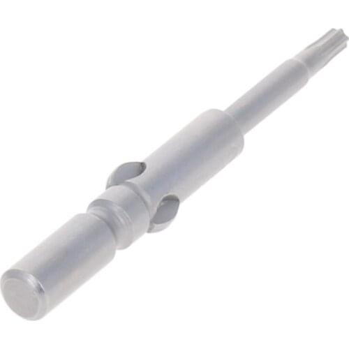 10pcs Security Torx Magnetic Screwdriver Bit Round Shank Dia 5mm/6mm 60mm Long T8 T9 T10 T15 T20 T25 Bits Set Batch Head