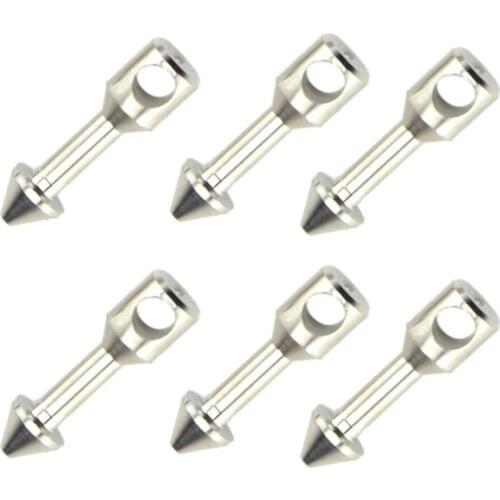 6pcs Stainless Steel Spear Band Wishbone Nail Fish Fork for Spearfishing Scuba Diving Fishing Tackle Tool Pesca