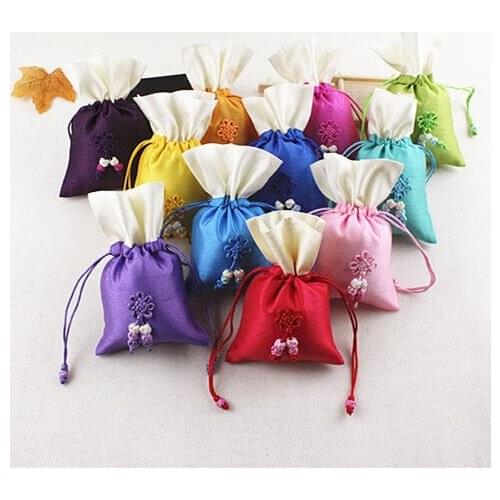 6pcs Mixed styles empty bag Sachet Pounch bag dry flower bag organza bags earring holder jewelry packaging 10x15cm