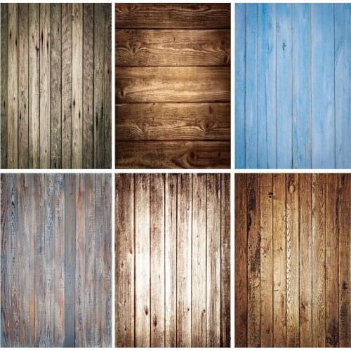 Wood Floor Wooden Board Texture Photography Backdrops Props Vintage Newborn Baby Portrait Photo Studio Background 21318WQ-05