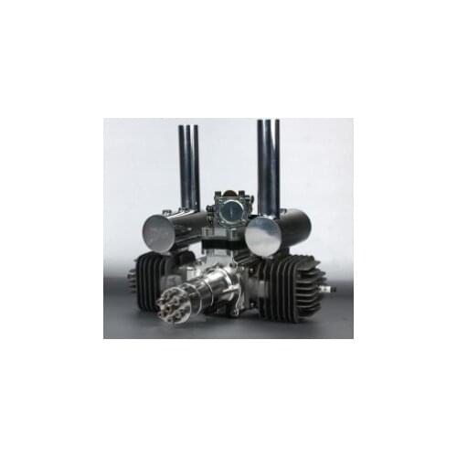 DLA112 CNC Processed Gasoline Engine/Petrol Engine 112CC for Gas Airplanes with Double Cylinders and NSK Bearing