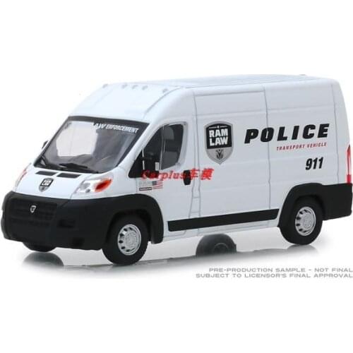 GreenLight 1:64 2018 Ram Pro Master 2500 High Roof White Alloy toy cars Metal Diecast Model Vehicles For Children Boys gift hot