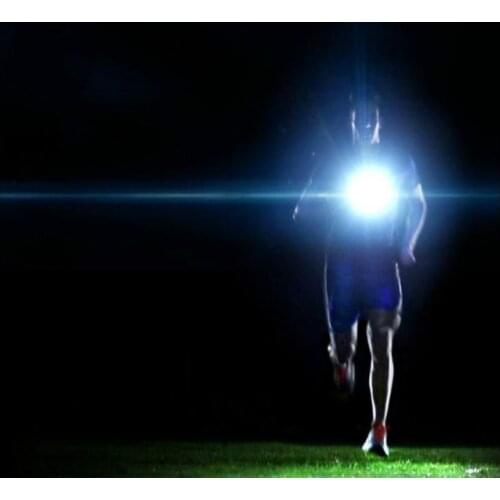 Newest Outdoor Sport Cycling Lights Q5 LED Night Cycling Running Flashlight Bicycle Warning Lights USB Charge Chest Lamp Torch