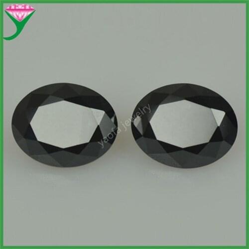 Wholesale 2x3mm~10x14mm 5A Oval Shape Cut Natural Black Spinel Beads Loose Gems Stone For DIY Jewelry Making Ring