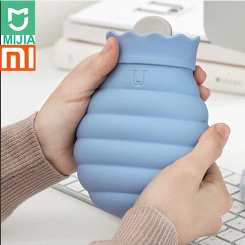 Original rice plus microwave oven hot water bottle water folding collapsible fast heat protection sealed bag warm handbag