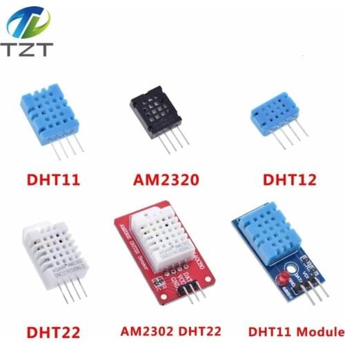DHT22 AM2302 DHT11/DHT12 AM2320 Digital Temperature Humidity Sensor Module Board For Arduino Ultra-low Power High Precision 4pin