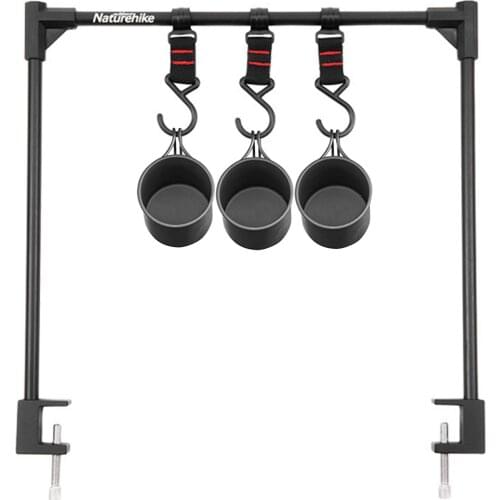 36X37cm Camping Rack Aluminum Alloy Cookware Hanging Rack Outdoor Portable Camping Equipment Camping Hanging Rack