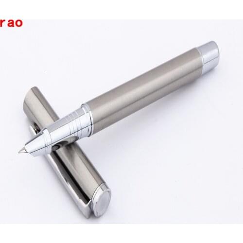 High quality you 801 Stainless steel color finance Business office fine nib fountain Pen New