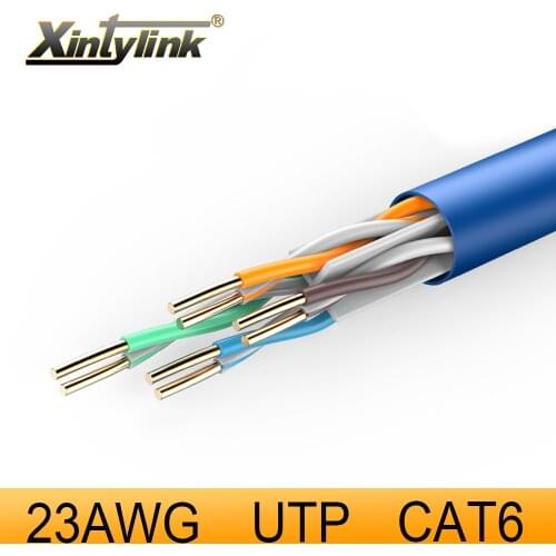 Xintylink RJ45 Network Cable Cat6 UTP Pure Copper unShielded Twisted Pair 1000M ethernet Patch LAN for Router ADSL Modem switch