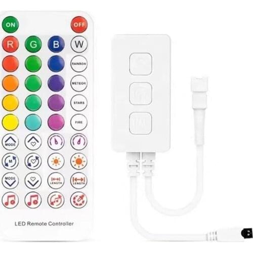 SP611E Led music pixel controller dual output supports both smart phone APP and IR remote Bluetooth-compatible for WS2812B