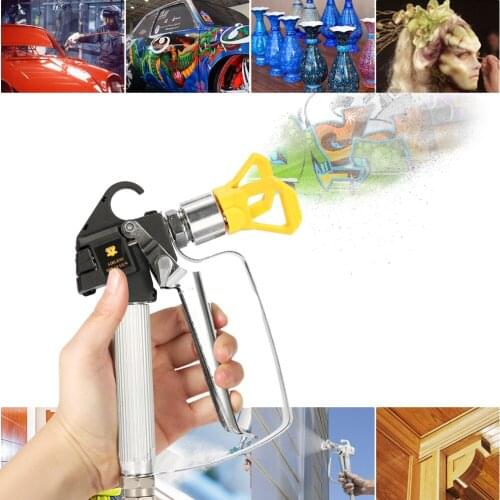High Efficiency 3600PSI High Pressure Airbrush Paint Spray Gun with Nozzle Guard for Pump Sprayer and Airless Spraying Machine