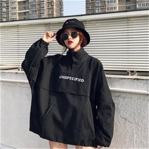 5XL New Harajuku Casual High Street Hooded Pullover Tops Long Sleeve Autumn Japan fashion Hoodies Sweatshirts Punk Womens