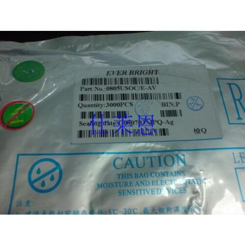 0805USOC / E-AV LED light green 0805 store transaction integrity Quality Assurance