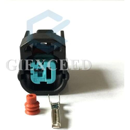 2 Sets 1 Pin 6189-0591 Knock Sensor Horn Automotive Connector Socket For Honda HD K Series