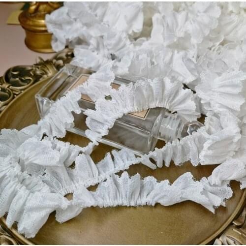 5 Meters/Lot Refined Pretty Pink Lace Wedding Dress Accessories Embroidery Lace Trim 4cm Width