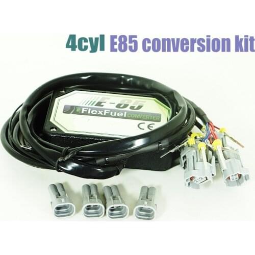DHL Free E85 conversion kit 4cyl Flex Fuel ethanol alternative fuel with Cold Start Asst., ethanol car, bioethanol converter