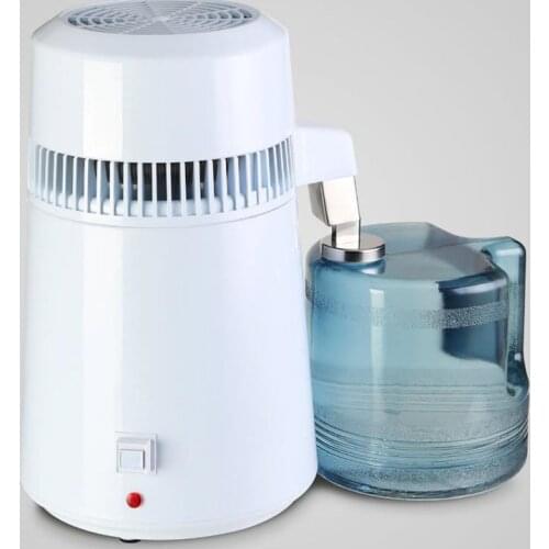 4 Liter 1 Gallon Countertop/Dertal/Lab Moonshine Still Essential Oil Boiler Pure Water Distiller Purifier Glass Bottle 220V/110V