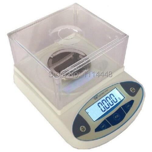 500 x 0.001g Digital Lab Analytical Balance Laboratory Scale Jewelery Electronic w/ LCD display Weight Sensor