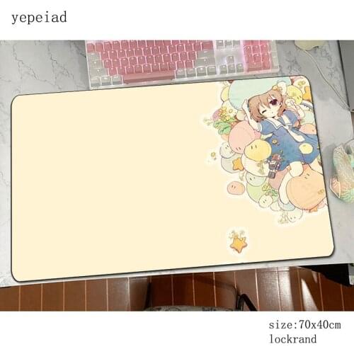 Clannad mousepad large gaming mouse pad 700x400x4mm pc computer gamer accessories mat best seller laptop desk protector pads