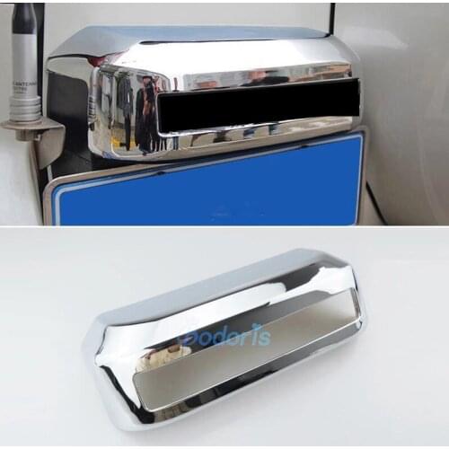 For Toyota Land Cruiser 150 Prado LC150 FJ150 2010-2017 License Plate Frame Cover Protector Trim Chrome Car-Styling Accessories