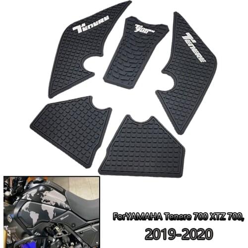 ForYAMAHA Tenere 700 XTZ 700 Motorcycle Anti-slip Sticker Side Fuel Tank Decal Waterproof Pad Rubber Sticker 2019 2020