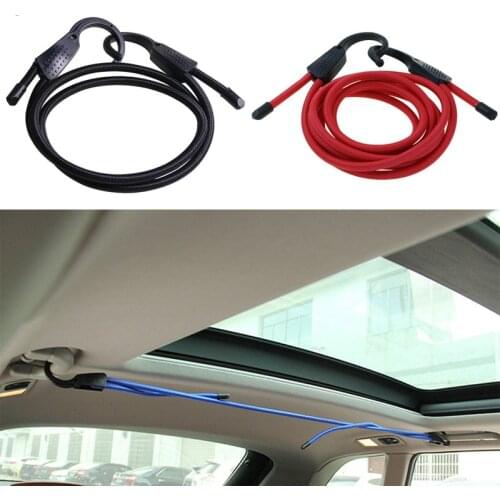 Youwinme 3m Car Elastic Rope Adjustable Bungee Cord Shock Strap Stretch Plastic Hook Car Luggage Bikes Tie Clothesline
