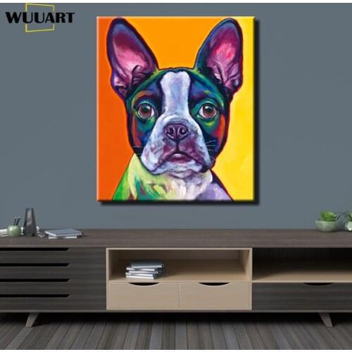 Customization oil painting hand painted pets on canvas high quality modern artists painting Home Decorative Wall Art Hot Sale