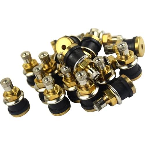 20PCS TR575 Wheel Tire Tyre Valve Stem Brass Connector for Truck