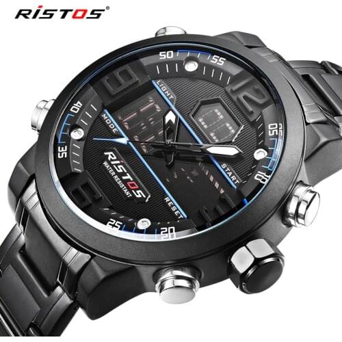 Мужские часы с двойным циферблатом LONGBO China At AliExpress