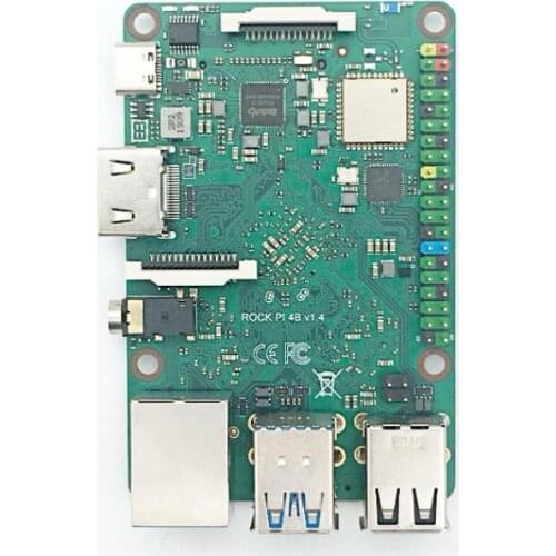 For ROCK Pi 4 development board RK3399 B version V1.4 wifi Bluetooth PoE compatible with 4GB raspberry Pi