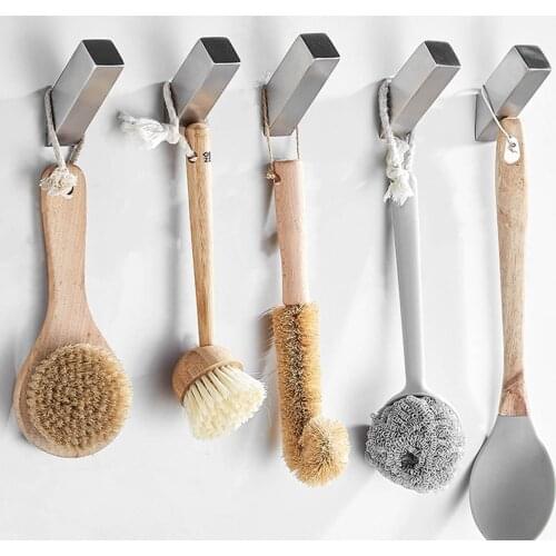 2Pcs Metal Coat Hooks Wall Hanger Towel Hook Door Hanger Hat Clothes Racks Key Hanger Storage Organizer Bathroom Accessories