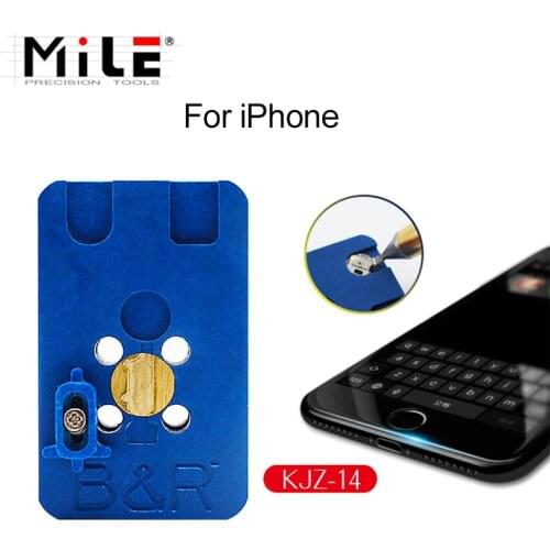 Mile For iPhone 5/5s/6/6 Plus/6s/6sP/7/7P/8/8P/x Home Button Touch ID Fingerprint Repair Base Fixture Heating Platform
