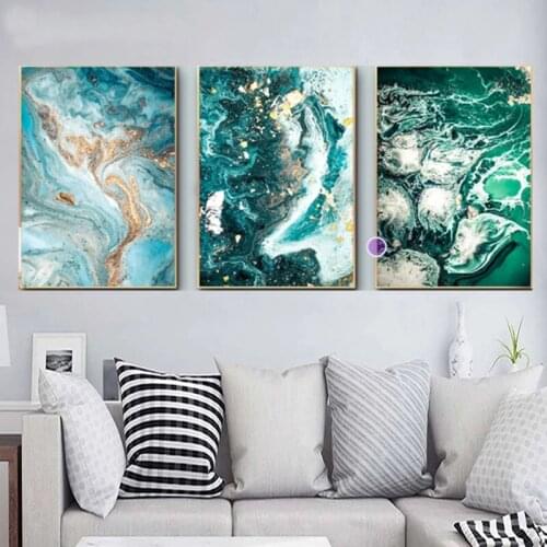 Diamond Embroidery Mosaic Green Blue Ocean River Fluid Abstract Diy Diamond Painting Full Square Round Drill Cross StitchZP-3002