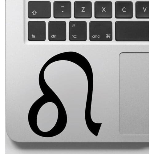 Leo Zodiac Sign Mural Leo Zodiac Sign Sticker For Laptop Computer Home Decoration Accessories Art Vinyl Decal GA159