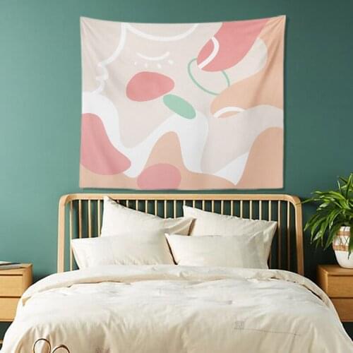 Wall Cloth Hanging Nordic Bedroom Room Dormitory Bedside Decorative Ins Simple And Warm Background Decoration Murale Chambre