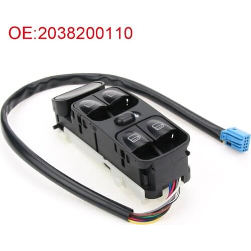 New Power Window Switch For Mercedes Benz W203 / C-CLASS C320 C230 C220 C280 C240 C270 C32 AMG C55 A2038210679/2038200110