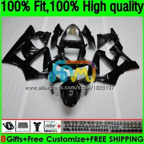 OEM For HONDA Glossy black CBR900RR CBR 929RR 929 900 RR CC 900RR 00 01 107BS.2 CBR900 RR CBR929 RR CBR929RR 2000 2001 Fairing