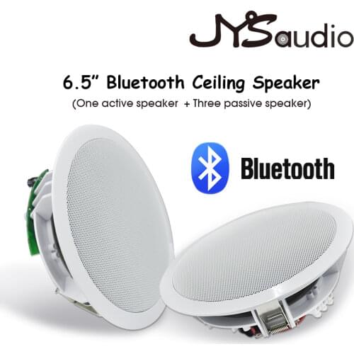Bluetooth Ceiling Speaker 6.5 Inch Active and Passive Ceiling Horn PA System Loudspeaker for Indoor Music Playback Performance