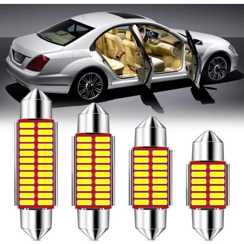 C10W C5W LED Festoon 31mm 36mm 39mm 41/42mm 12V bulbs for mercedes benz AMG w124 w204 w211 w212 w203 w205 x253 cla c118 c117