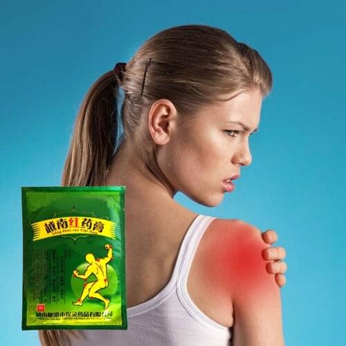 Vietnam Red Tiger Analgesic plaster Balms Muscle Ache Relaxation Herbs Medical Health Care Plaster Joint Pain Killer 8Pcs