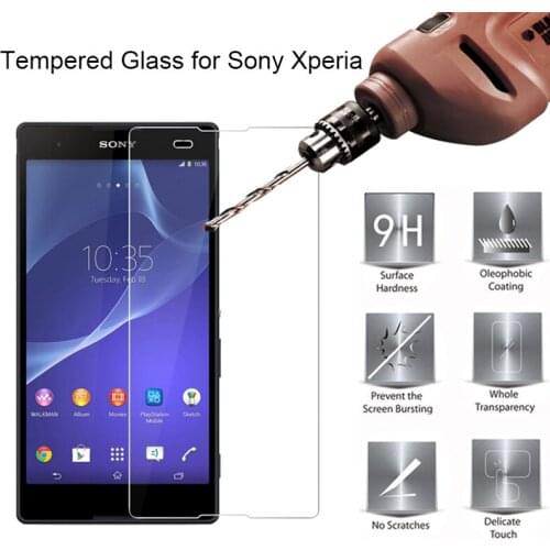 9H HD Tempered Glass for Sony Xperia XA2 Ultra X Performance Phone Film Hard Screen Protector for Sony XA3 XA Compact XA1 Plus