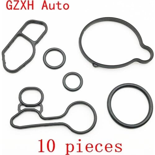 10sets/lot Engine Oil Cooler Repair Kits Gaskets For Opel Astra J Chevrolet Cruze Sonic Trax Encore 55565385 55568539 55566784