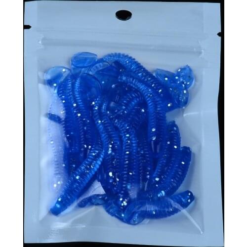 20Pcs Fishing lure Soft bait Wobbler Worm Isca Artificial bait 0.7g 4.5cm carp minnow Earthworm Fishing Lures LE028