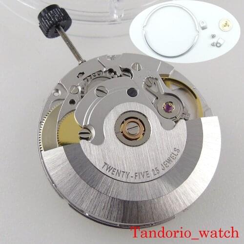 25 Jewels Original PT5000 Mechanical Automatic Movement High Precision With Date wheel Wristwatch Accessories