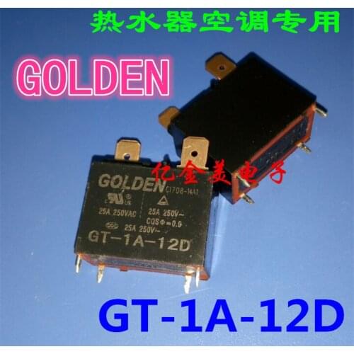 5pcs The new GT-1A-12D 12VDC relay 4-pin 25A