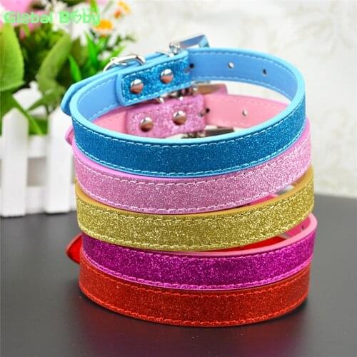 50 Pieces/Lot) New Arrival Bling Design Pet Dog Collar 4 Sizes with Heart Accessories Puppy Dog Necklace Collar