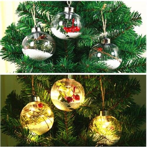 HOUHOM Plastic Christmas Balls
