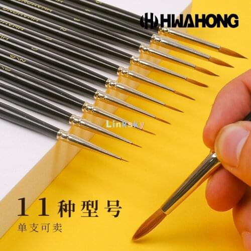 HwaHong 610 Mink Hair Hand Painting / Line Drawing Pen / Line Tracing Pen / Watercolor Pen ,extremely Fine Hand Painting Brush
