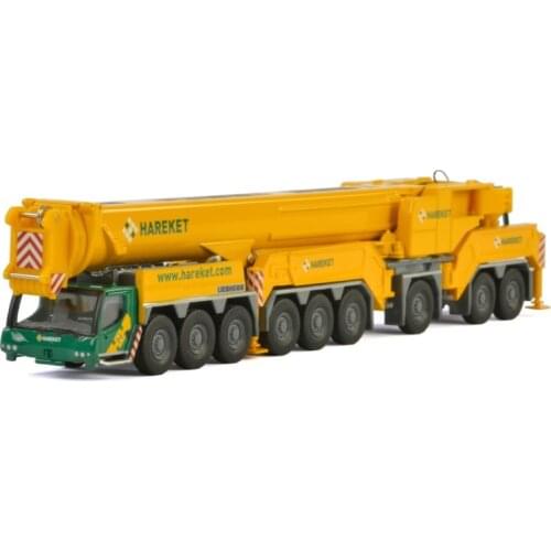 Collectible Alloy Model Gift WSI 1:87 Scale Liebherr LTM1750 Hareket Crane Engineering Machinery Diecast Toy Model Decoration